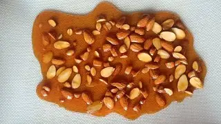 Almond Praline | Butterscotch Praline | How to make Almond Praline
