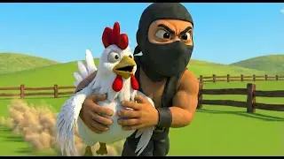 Old MacDonald Had a Farm | Old MacDonald Farm Story | Thief Arrested & Hen Rescue 🐔