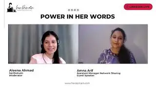 HerDomain | Power in her words with Amna Arif and Aleena Ahmad [Ep 6]