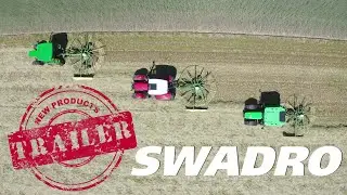 KRONE Swadro single rotor rakes &ndash; new styling and more comfort and output