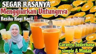ES JERUK PERAS KEKINIAN | 7KILO JERUK BISA JADI 400RB INI DIA CARA BUATNYA UNTUK IDE USAHA