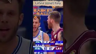 Latvia Upset Italy #trending #viral #sports #nba #fiba #basketball #gilaspilipinas #latvia