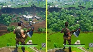Fortnite Battle Royale Season 4 vs 5 New Map Comparison