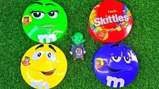 Satisfying Video | Mesmerizing Unpacking Sweet Rainbow M&M'S Candy From Mystery Containers ASMR