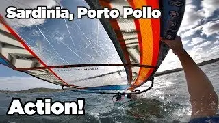 Ich gleite meine erste Powerhalse durch! | Windsurf-Action mit 5.0 | SurfVlog #5