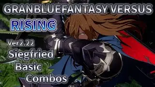 (GBVSR)Siegfried BasicCombosグランブルーファンタジーヴァーサス ライジング ジークフリート初心者向コンボ(碧藍幻想VersusRISING齊格菲 新手向連段)ver2.22