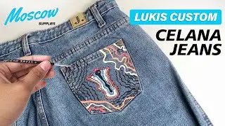 Cara Lukis Celana Jeans!