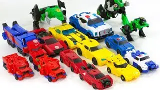 Transformers RID Combiner Force Bumblebee Strongarm Sideswipe Optimus Prime Grimlock Car Robot Toys