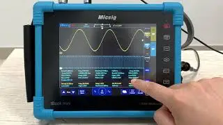 Micsig tablet oscilloscope 31 automatic measurements