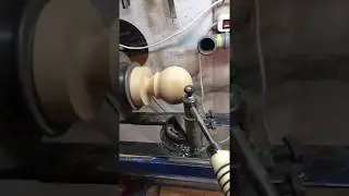 Шароточка!Токарный пр дереву.Turning ol wood. Ball!