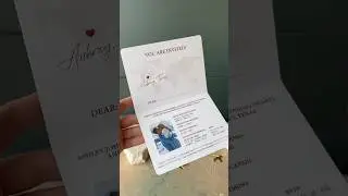 Fly into your special day with a personalized Passport Wedding Invitation! ✈️  #destinationwedding