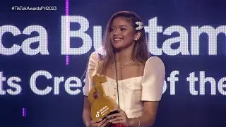 Bianca Bustamante wins #TikTokAwardsPH2023 Sports Creator of the Year