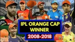 Ipl 2008 to 2018 Orange Cap Winners