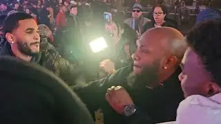 HUGE MAYLAY BREAKS OUT AT Lopez vs Stevenson weigh ins
