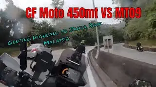 MotoVlog 454 CF Moto 450mt at Janda Baik Malaysia with Shafiq Yamaha MT09