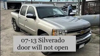 07-13 GMC/silverado/escalade door not opening inside or out with details NNBS
