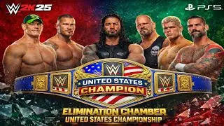 WWE 2K25 - Elimination Chamber United States Championship Match #wwe #ps5 #gaming 