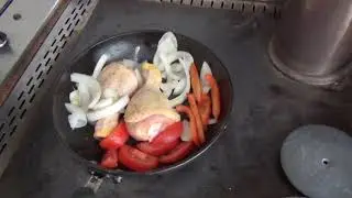 Cocina Pollo a Le&ntilde;a, chicken firewood, pollo a legna, lenha frango , 鶏の薪