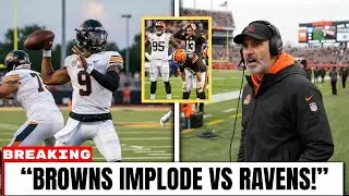 Browns IMPLODE vs Ravens as Stefanski FACES HEAT for Shedeur Disaster