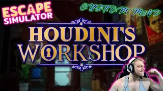 LEONARDO'S WORKSHOP - Playthrough/Walkthrough | Escape Simulator Custom Map