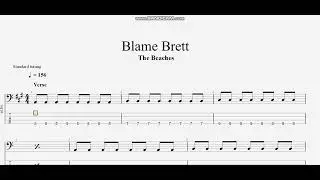 The Beaches - Blame Brett (bass tab)
