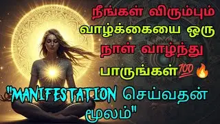 நீங்கள் விரும்பும் வாழ்க்கையை ஒரு நாள் வாழ்ந்துப் பாருங்கள்🔥💯. இந்த manifestation- செய்து பாருங்கள்