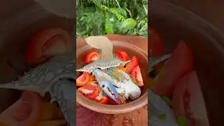 Crab Curry 🦀 Sri Lankan Seafood Recipe 👨&zwj;🍳 #seafood #crab #kingcrab #spicy #recipe