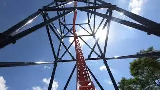 Tigris - Bush Gardens 2019 - editado - V&aacute;rios &acirc;ngulos - 4k - front off ride - POV