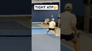 ATP paints the line😩 #pickleball #atp #pickleballtournament #pickleballhighlights #dink #winner