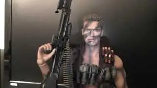 Commando Schwarzenegger Hot Toys custom kitbash