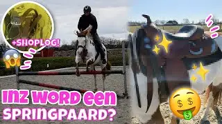 MEGA EQUITANA SHOPLOG, NIEUW ZADEL & MIJN PAARD OM TOVEREN TOT SPRINGPAARD?! 🐴| vlog#126