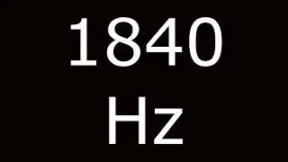 1840 Hz Frequency Test