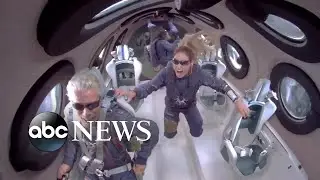 Richard Branson makes historic spaceflight