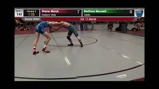 US Army Folk Nationals Round of 16 145lbs Match: Shane Maryk (EV) vs Matthew Maxwell (Gibbs)