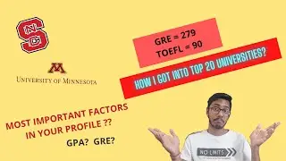 How did I get into the top universities with GRE score of 279? Tips for FALL 2023 applicants