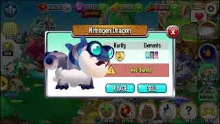 Dragon city - hatching the new Nitrogen and super flame dragon!