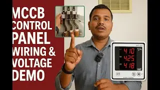 MCCB Panel Wiring Diagram Explained with Live Demo | Full Control Panel Tutorial