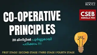 Co-operative Principles (4 stages) | Co-operation | CSEB | Kerala PSC | Cooperative Rootz