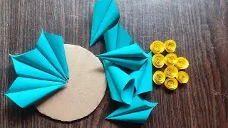 Amazing Paper Flower Wall Hanging// Easy wall Decor // @sasmitascraft1981