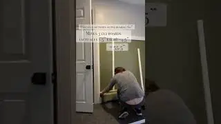Easy way to calculate spacing for board and batten, wainscoting, or really any kind of feature wall