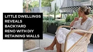 Little Dwellings Reveals Backyard Reno with DIY Retaining Walls | ModularWalls