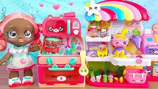49 Minutes Satisfying with Unboxing Kindi Shopkins Kitchen Playset ASMR |  Toys Collection Review