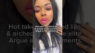 Bigger Lips with Lip Liner?! 👀 💄#bimbocore #bimbo #glamourmakeup #hugelips #liplinerhack