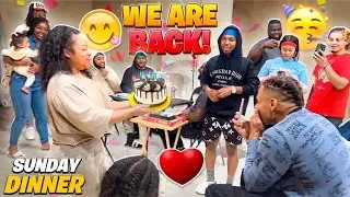 SUNDAY DINNER | JUSTIN’S NEW HAIRCUT | D6 BIRTHDAY!