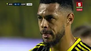 UEFA Conference League. A. Gray goal (Aris 1:1 Gomel)