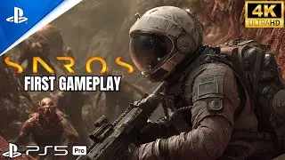 НОВАЯ 10-минутная демоверсия игрового процесса SAROS &mdash; это просто СУПЕР! 4K | От создателей RETURNAL