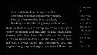 Lotus Sutra Ch 3. Parable of the Burning House. Audiobook w/ text. Tr. Gene Reeves. r. Angus Cargill