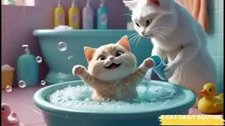 🌟 Watch This Adorable Cat's Daily Routine! 🐱❤️