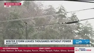 Widespread power outages across north Georgia