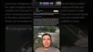 Spillway at Risk of FAILURE! #livingston  #texas  #infrastructure #flood #mayorpete